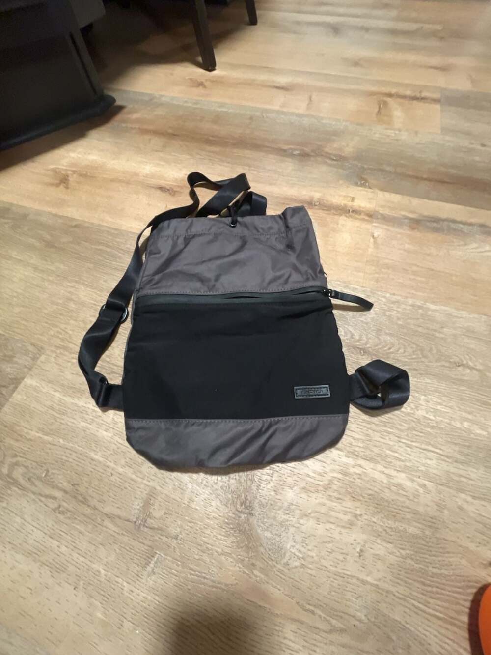 Ogio Gray and Black Mini Backpack Crossbody Sling Bag